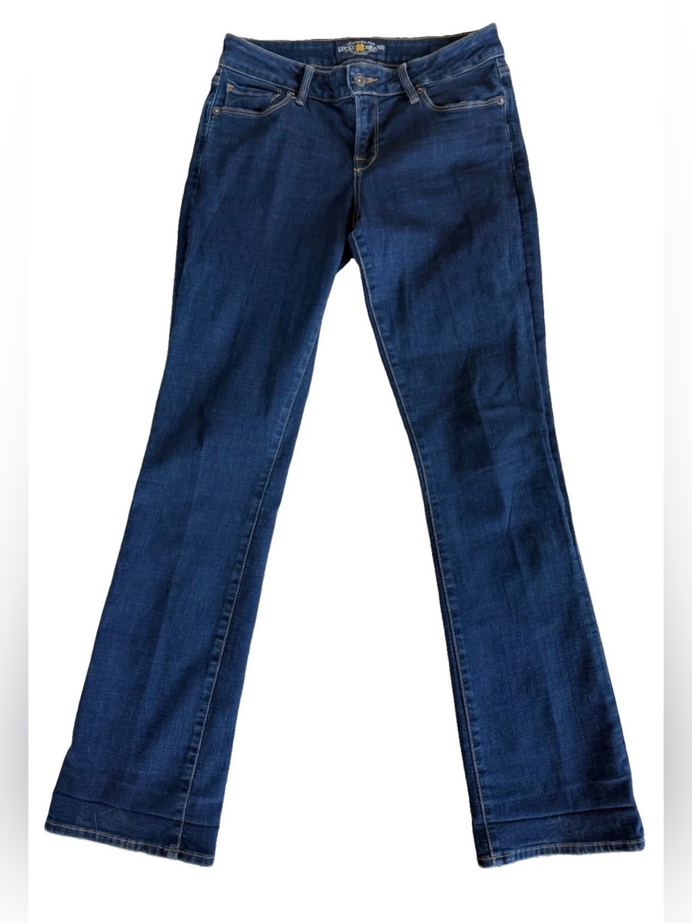 Lucky Brand Denim Jeans Size 4/27 Flare Bootcut Women’s Blue Denim 30” Inseam